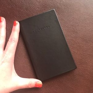 ✨NWT✨Coach Black Leather Address Book